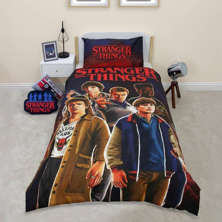 Stranger Things reversible duvet set single - British product