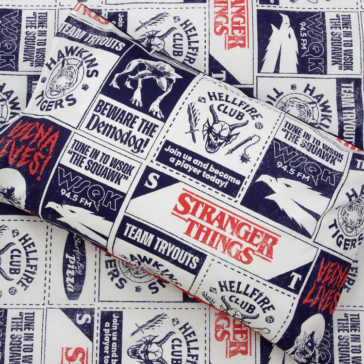 Stranger Things reversible duvet set single - British product