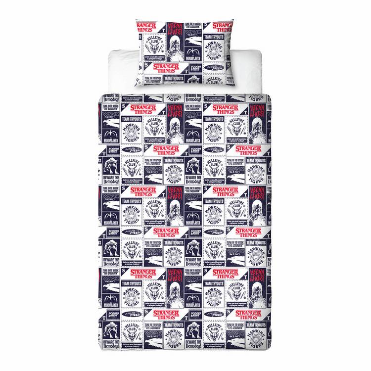 Stranger Things reversible duvet set single - British product