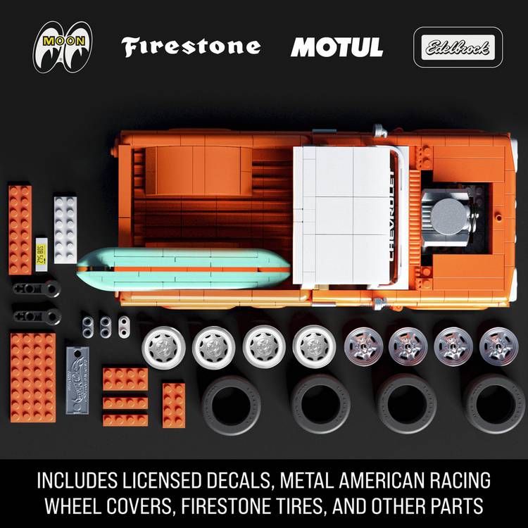 Hot Wheels Custom '62 Chevy Pickup building kit 858 pieces, UK version