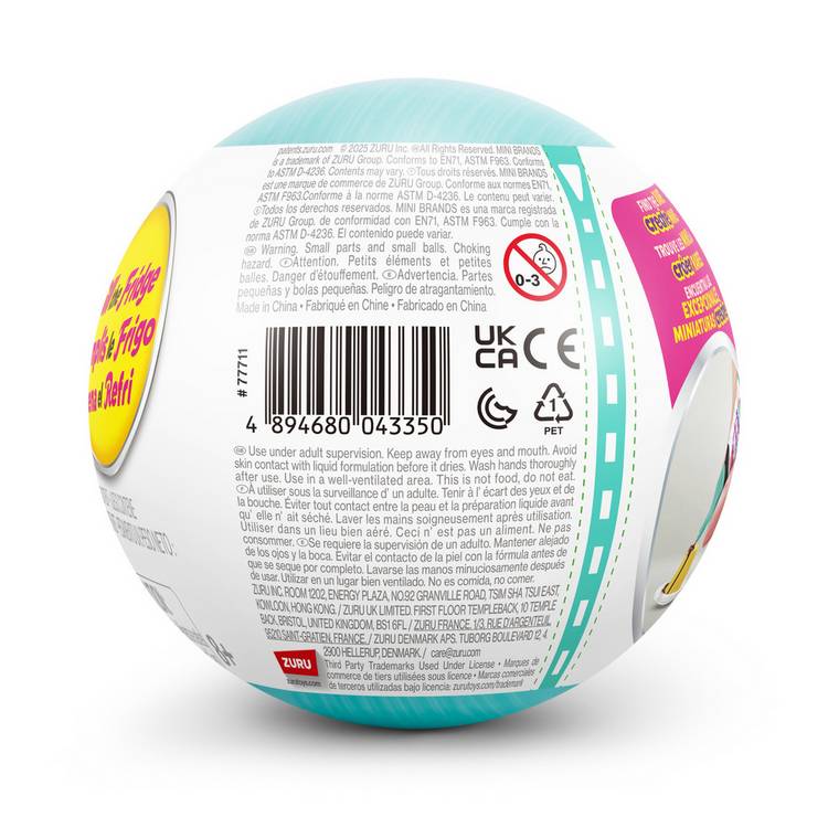 Zuru Mini Brands Fill the Fridge capsule 9.5cm - British product