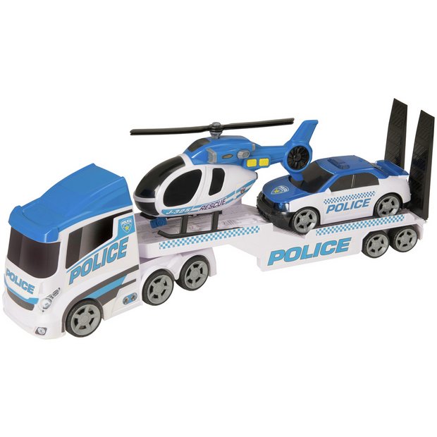 Teamsterz Police Heli Transporter, imported from the UK