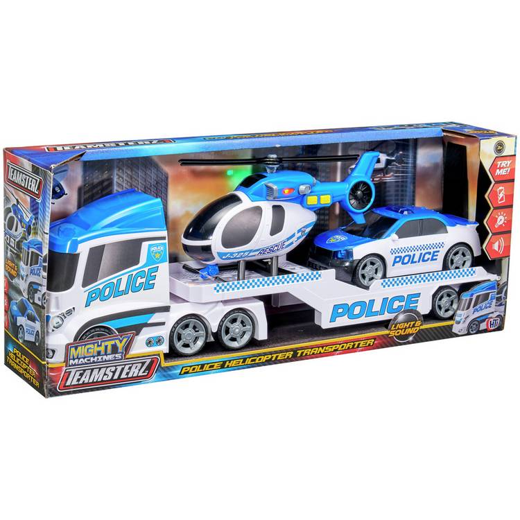 Teamsterz Police Heli Transporter, imported from the UK