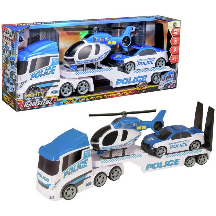 Teamsterz Police Heli Transporter, imported from the UK