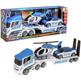Teamsterz Police Heli Transporter, imported from the UK