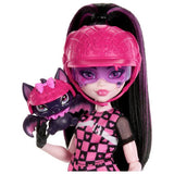 Monster High Draculaura doll scooter playset with pet bat, imported from the UK
