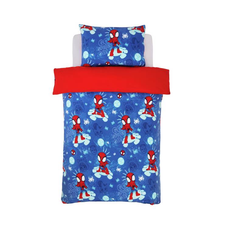 Disney Spidey and Friends fleece bedding set single (British brand)