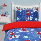 Disney Spidey and Friends fleece bedding set single (British brand)