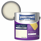 Johnstone's Washable Matt Paint Antique Cream 2.5L, imported from the UK