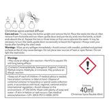 Argos Home Christmas Spice diffuser 40ml, imported from the UK