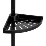 Argos Home black shower organiser pole adjustable (British brand)