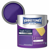 Johnstone's washable matt paint blackcurrant 2.5L (British brand)