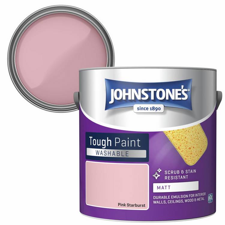 Johnstone's paint Pink Starburst 2.5L, UK version