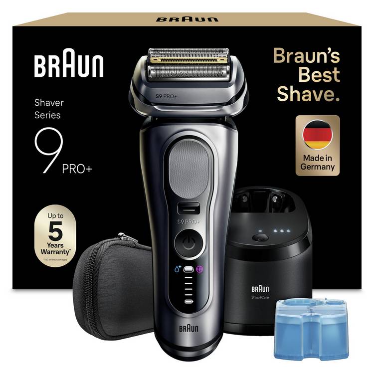 Braun Series 9 Pro+ electric shaver (British brand)