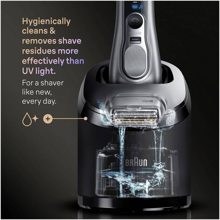 Braun Series 9 Pro+ electric shaver (British brand)