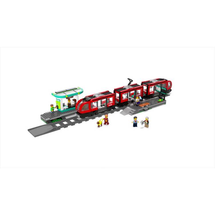 LEGO building toy set Downtown Tram and Station 811-piece (British brand)