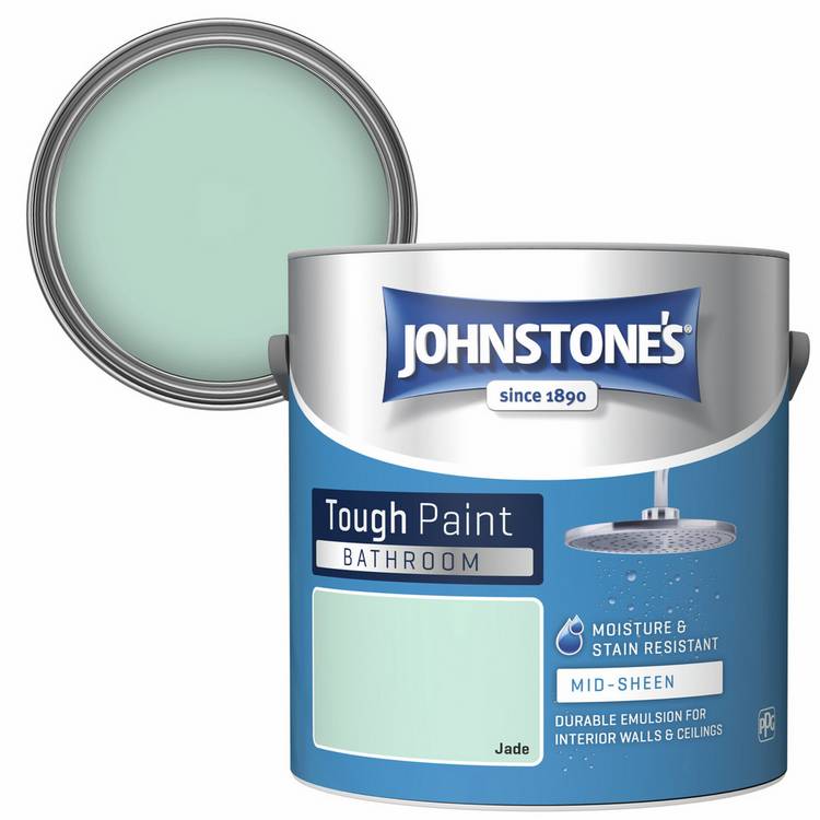 Johnstone's bathroom paint Jade 2.5L, imported from the UK