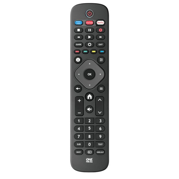 One For All URC4913 TV replacement remote, imported from the UK