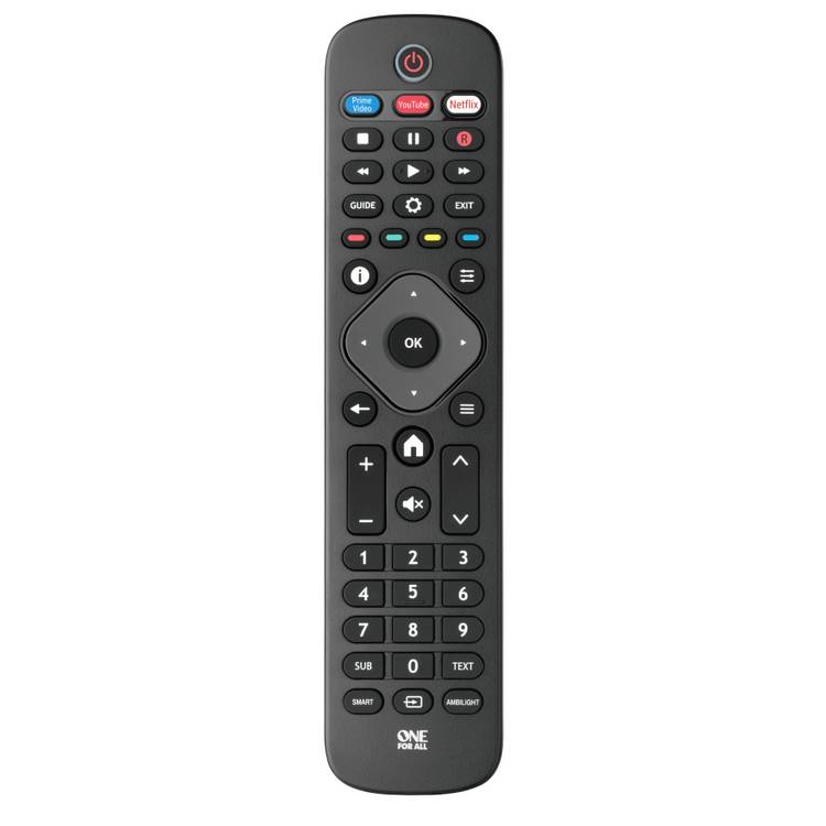 One For All URC4913 TV replacement remote, imported from the UK