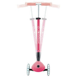Globber Glow Lights scooter in Coral Pink, UK version