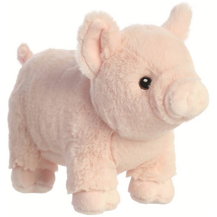Aurora pink pig soft toy 9.5 inch - British product