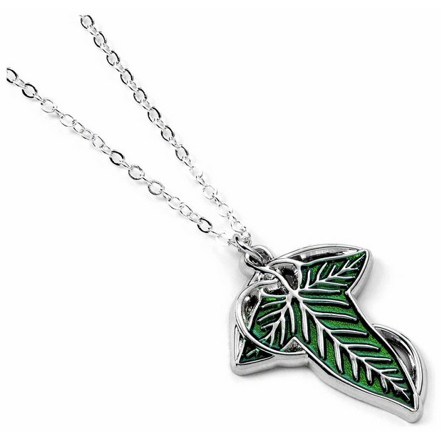 Lord of the Rings leaf of Lorien pendant necklace 45cm, imported from the UK