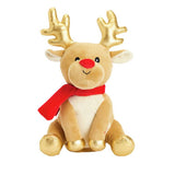 Argos Home reindeer animated soft toy 23cm, imported from the UK