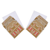 Argos Home gingerbread house Christmas cards pack of 10 (British brand)