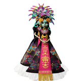 Monster High Skelita Calaveras doll with feathered headdress (British brand)