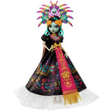 Monster High Skelita Calaveras doll with feathered headdress (British brand)