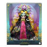 Monster High Skelita Calaveras doll with feathered headdress (British brand)