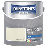 Johnstone's Antique Cream matt paint 2.5L - British product