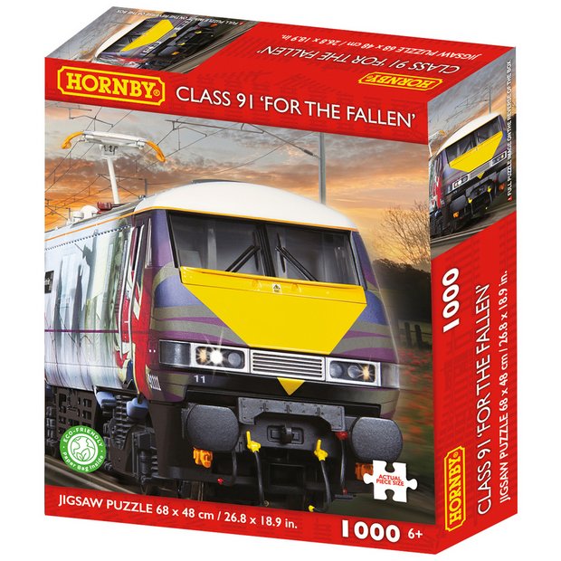 Hornby Class 91 1000-piece puzzle 68x48cm (British brand)