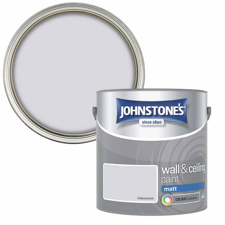 Johnstone's wall and ceiling matt paint Iridescence 2.5L, UK version