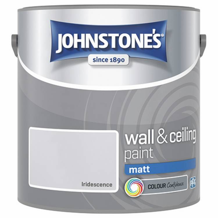 Johnstone's wall and ceiling matt paint Iridescence 2.5L, UK version