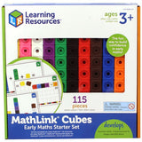 Learning Resources MathLink Cubes Activity Set for counting, imported from the UK
