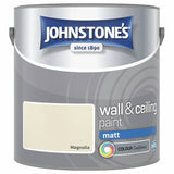 Johnstone's Matt Paint Magnolia 2.5L - British product