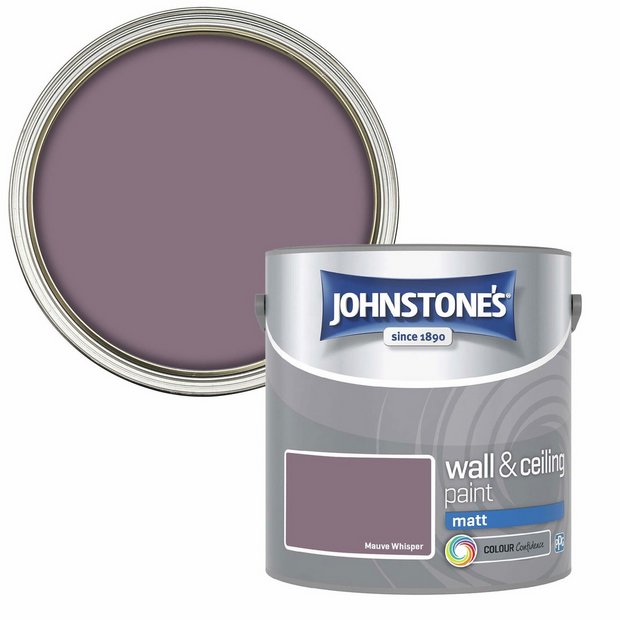 Johnstone's paint Mauve Whisper 2.5L, imported from the UK
