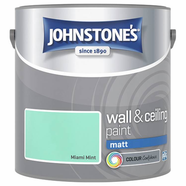 Johnstone's paint Miami Mint 2.5L - British product