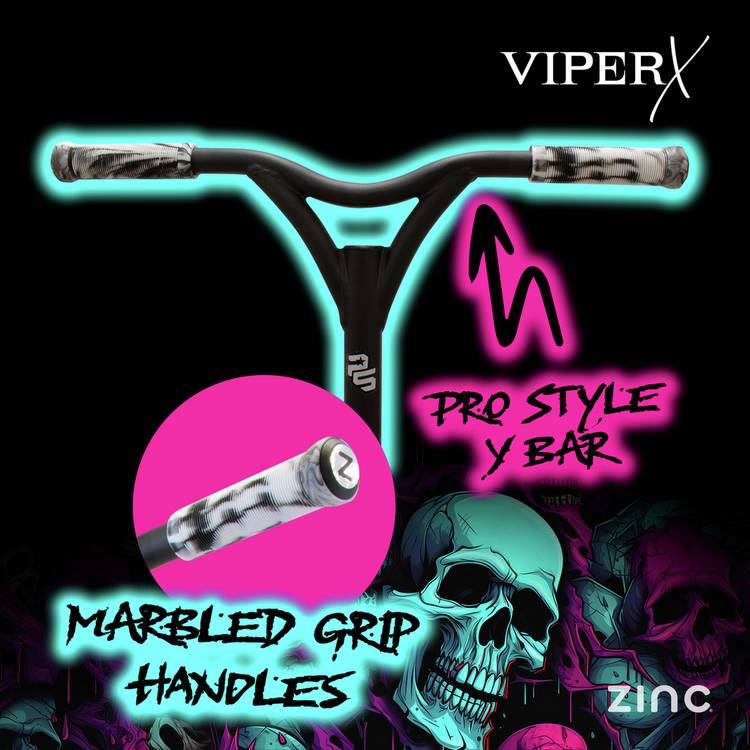 Zinc Viper X stunt scooter with aluminium deck - British product
