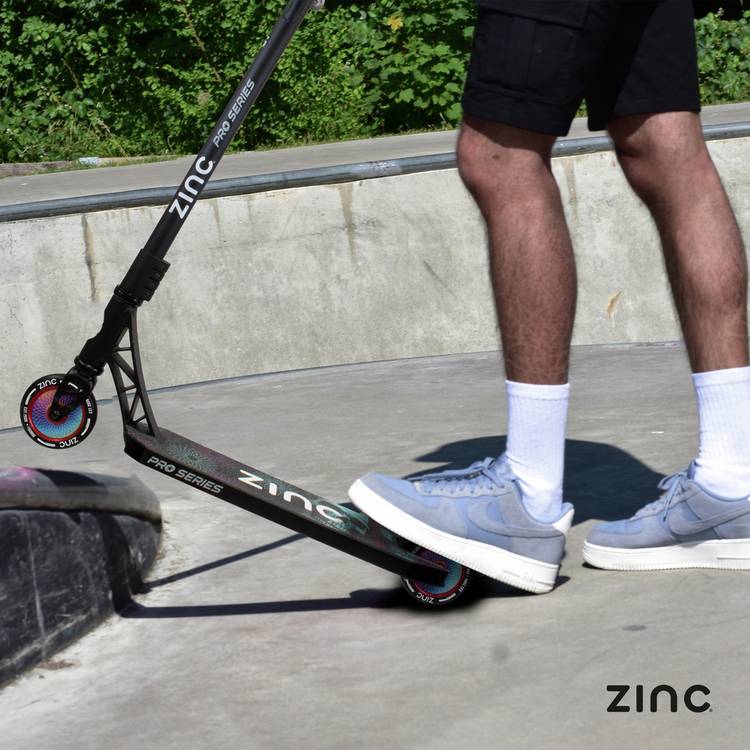Zinc Viper X stunt scooter with aluminium deck - British product