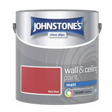 Johnstone's wall paint Rich Red 2.5L - British product