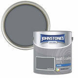 Argos Johnstone's Wall and Ceiling Matt Paint Steel Smoke 2.5L- Buy online at McGrocer