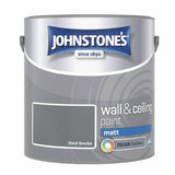 Johnstone's matt paint Steel Smoke 2.5L - British product