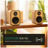 House of Marley Uplift Bluetooth bookshelf speakers 30W - British product