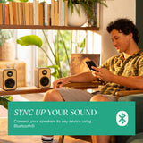 House of Marley Uplift Bluetooth bookshelf speakers 30W - British product