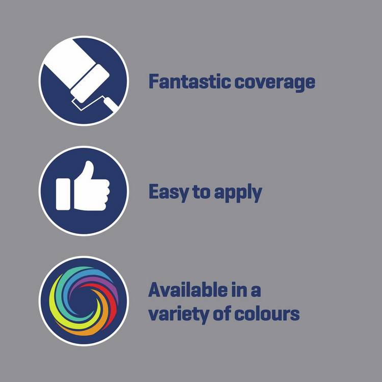 Johnstone's Wall Paint Antique White 2.5L, imported from the UK