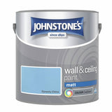 Johnstone's wall and ceiling matt paint Dynasty China 2.5L, imported from the UK
