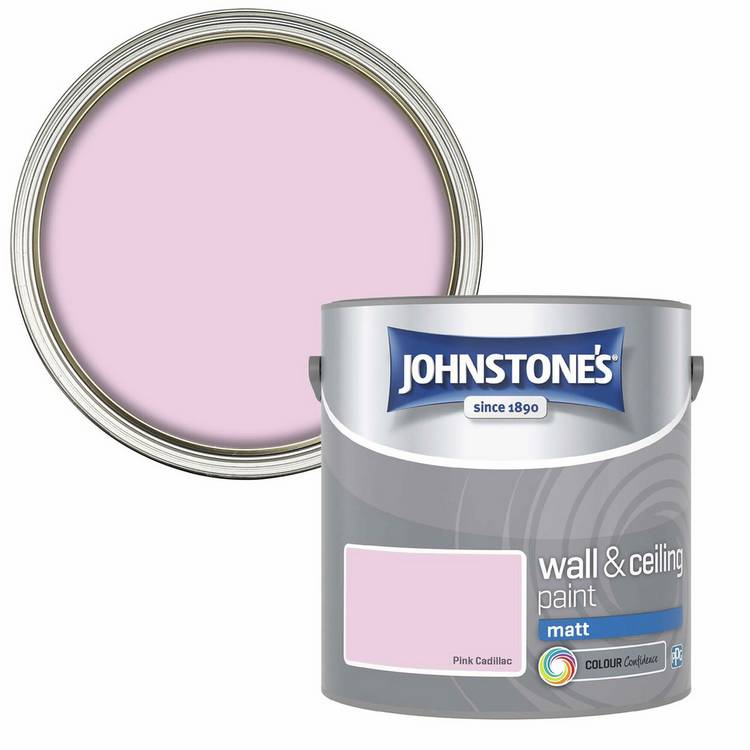 Johnstone's Pink Cadillac matt paint 2.5L, imported from the UK