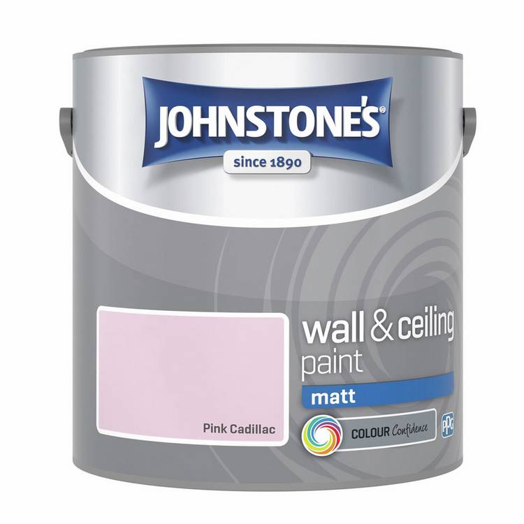 Johnstone's Pink Cadillac matt paint 2.5L, imported from the UK